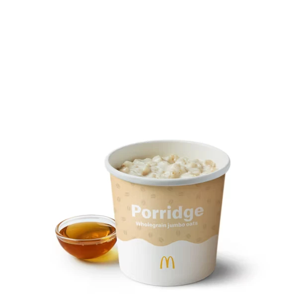 McDonald's Menu with Prices April 2026 242 porridge with lyles golden syurup