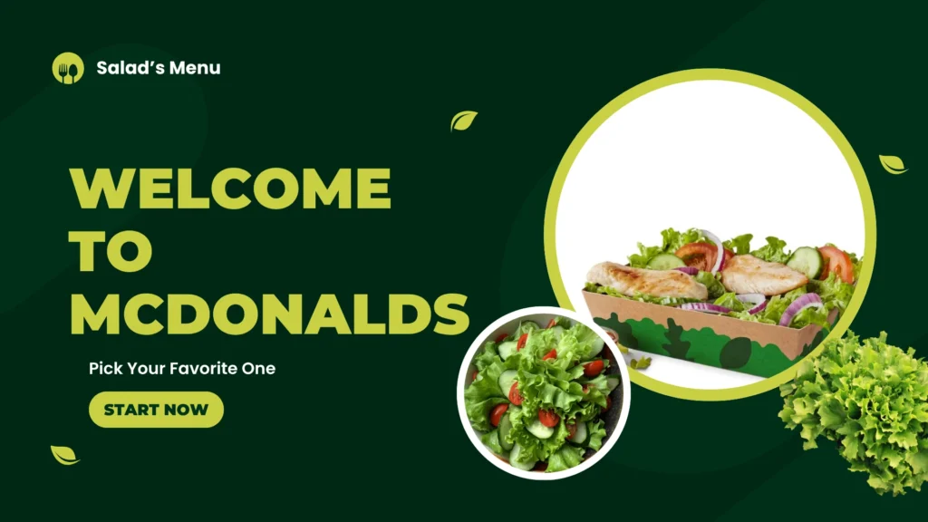 McDonald's Menu with Prices April 2026 133 salads