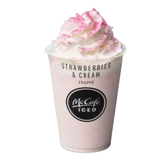 McDonald's Menu with Prices April 2026 184 strawberries cream frappe