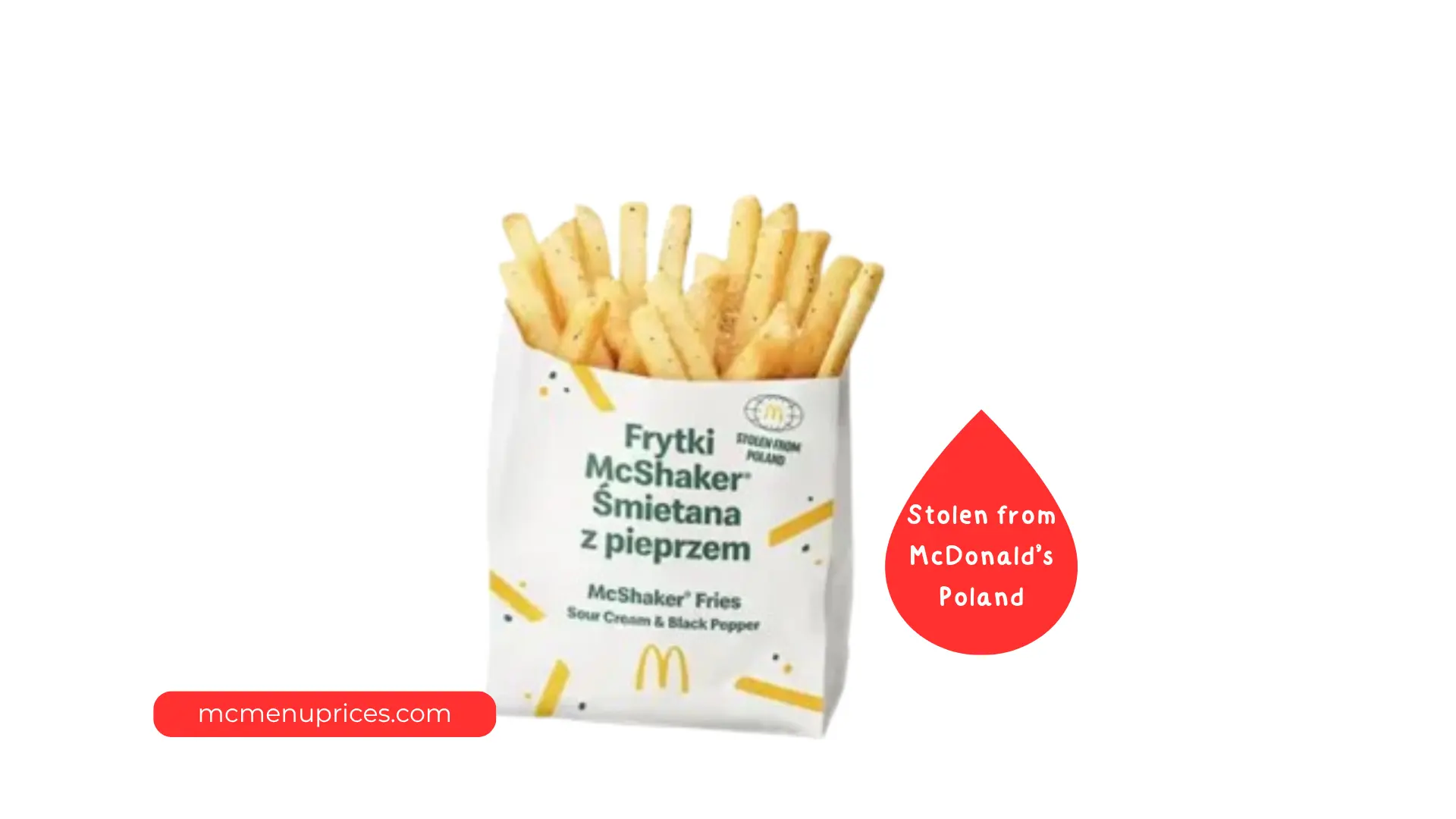 McDonald's Menu with Prices April 2026 114 mcdonalds sour cream and black pepper shaker fries medium